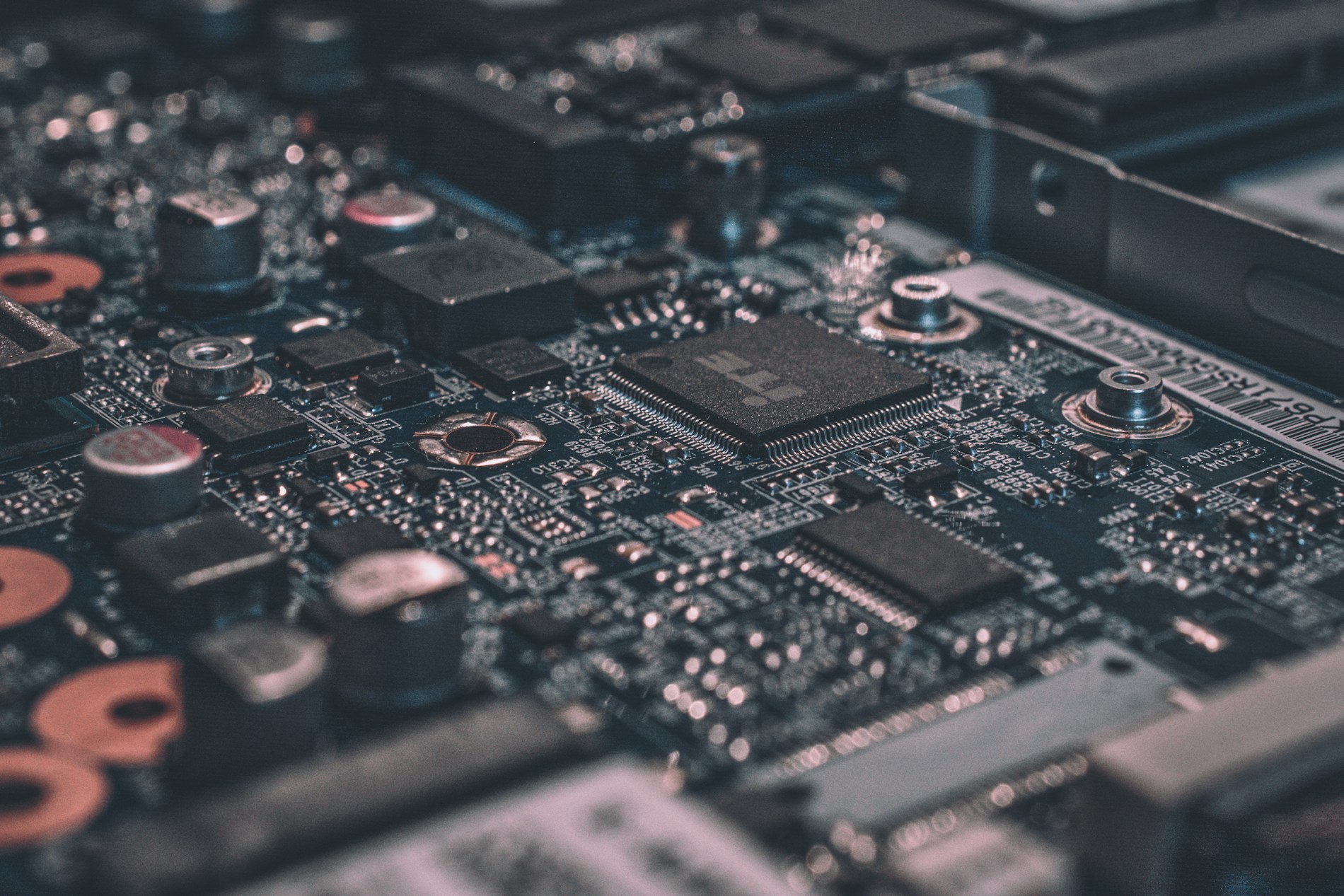 Detailed electronic circuit board
